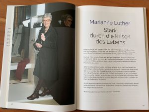 Doppelseite aus dem Buch »Frauen und ihre Erfolge«: Marianne Luther